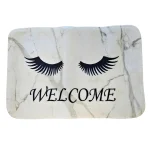Szempillás lábtörlő