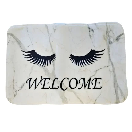 Szempillás lábtörlő