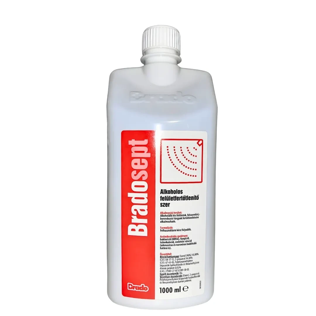 seluna-bradosept-alkoholos-feluletfertotlenito-1000ml Bradosept alkoholos felületfertőtlenítő szer 1000ml - Image 1