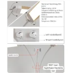 Exkluzív kétkarú LED kozmetikai lámpa - Image 3